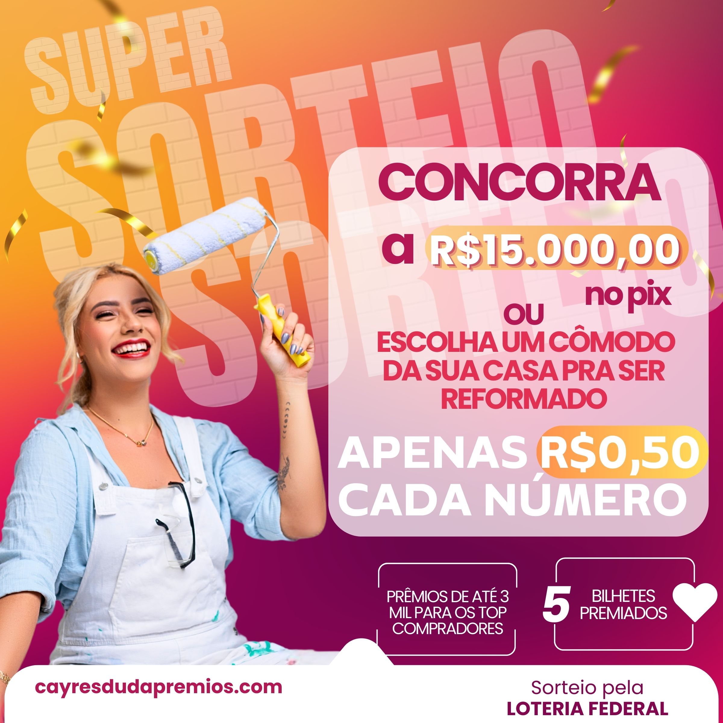Reforma de ate R$15.000,00 ou o valor no pix